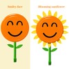 EleCharm Sunflower Wall Hook for Hanging 8.8Ib(Max), Retractable, 2-Pack
