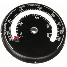 Stove Parts 4 Less Vermont Castings Magnetic Thermometer: 0000574-SPFL