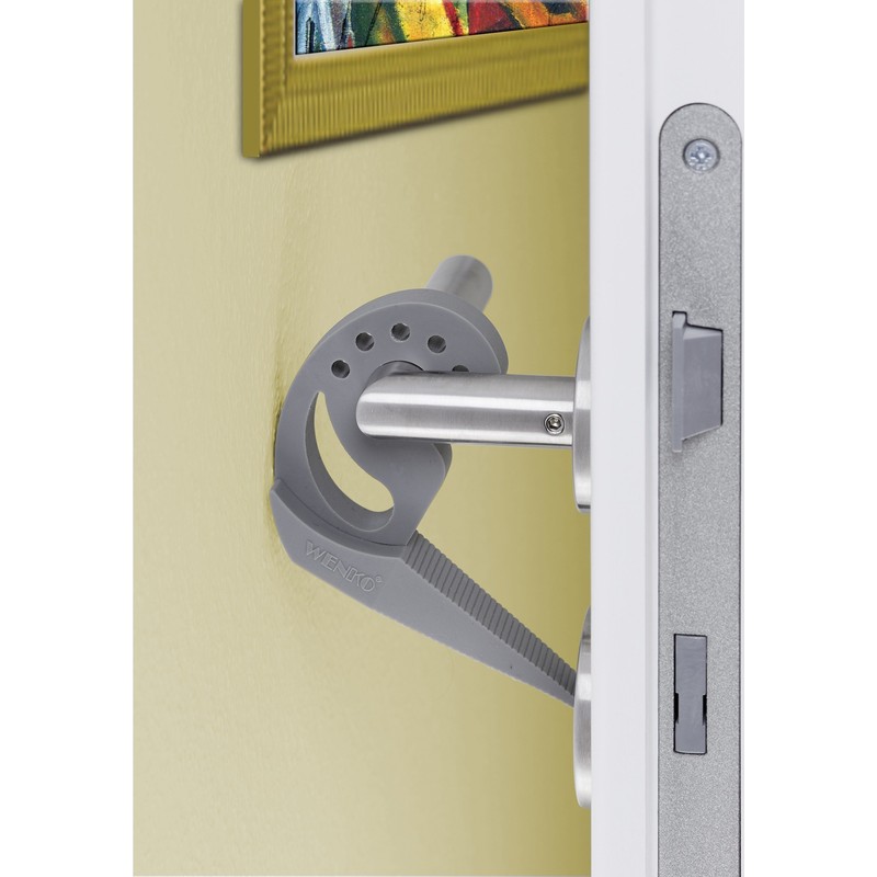Wenko 50500100 WENKO Multi-Stop arrêt de porte/fenêtre, gris