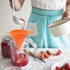 CHENGBAO Silicona de Grado Alimenticio de Cocina,Embudo Almacenamiento Suspendido Con