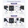 OQIMAX Bluetooth 5.2 Transmitter Receiver 2-in-1 Wireless Bluetooth Adapter Airplane