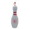 Large Bowling Pin Water Bottle - 32 ounce (White Birthday)