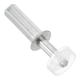 PATIKIL Bifold Door Hardware, 0.9 Inch Bi-Fold Top Door Pivot Guide Bifold Closet Door Hardware Repair Part Kit for Folding Closet Sliding Door, White