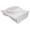 Lambro Industries 164W 4"/6" White Plastic Double Sided Under Eave
