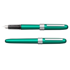 Platinum Fountain Pen, Plaisire, Teal Green, Medium Point, PGB-1500#45-3
