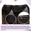 LaaVoo Real Hair Extensions with Wire Brown Balayage Invisible Secret