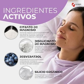 Magnesium Pro | Citrato y Glicinato de Magnesio + MAP, Trans-Resveratrol y Silicio Orgánico | Soporte muscular, nervioso y óseo | 60 cápsulas de 500 m