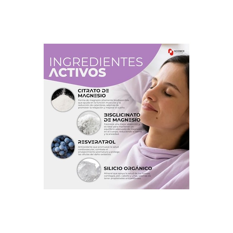 Magnesium Pro | Citrato y Glicinato de Magnesio + MAP,