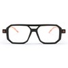 FEISEDY Reading Glasses Vintage Square Blue Light Blocking Glasses Women