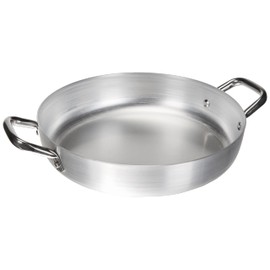 Pentole Agnelli Pfanne Aluminium 2 Griffen, Edelstahl 28 cm