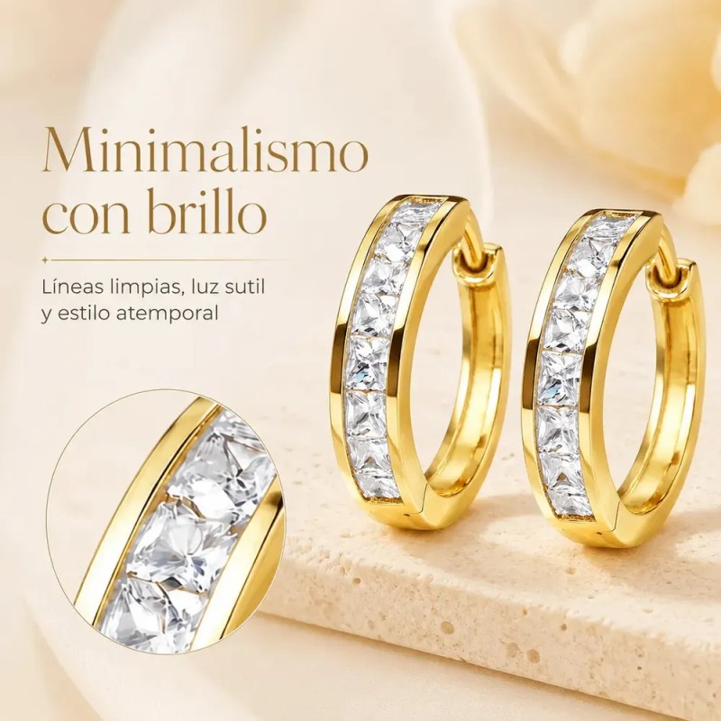 Arrancadas Aretes - Arracadas de Oro 14k para Mujer con