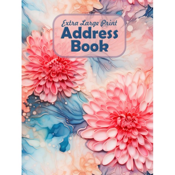 Extra Large Print Address Book: Hardcover Large Address Phone Book