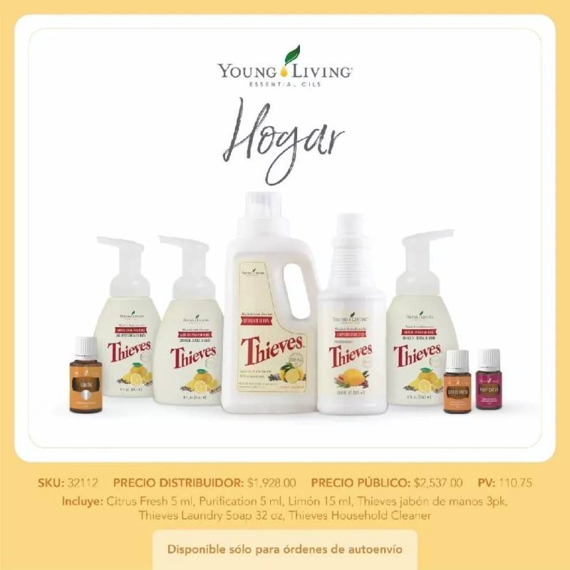 Young Living Jabón De Manos Con Aceites Esenciales Thieves Young