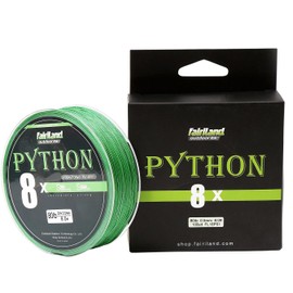 fairiland 8 Strands Braided Fishing Line, Solid Weaving 8X Braided Line for Smooth Casting, Strong Abrasion Resistance, High Sensitivity and Zero Stretch, 21-80 Test-LB, 109yd-0.2mm-31lb, Grass Green