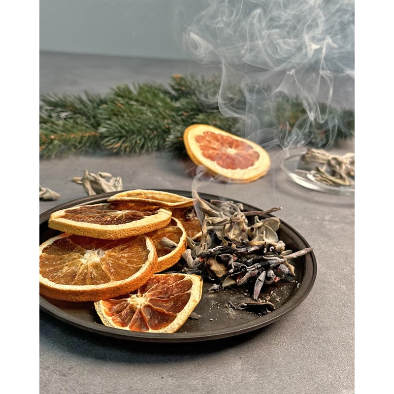 Potpourri Simmering, Sage Citrus Simmer Pot Kit with Sage, Dried