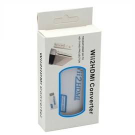 Mcbazel Wii to HDMI 1080p 720p Connector Output Video & 3.5mm Audio Supports All Wii Display Modes NTSC 480i 480p, PAL 576i