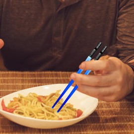 Generic Lightsaber Chopsticks Light up LED Glowing Chopsticks Party Supplies Lightweight Chopstick for Raves Festival Sporting Events , Blue