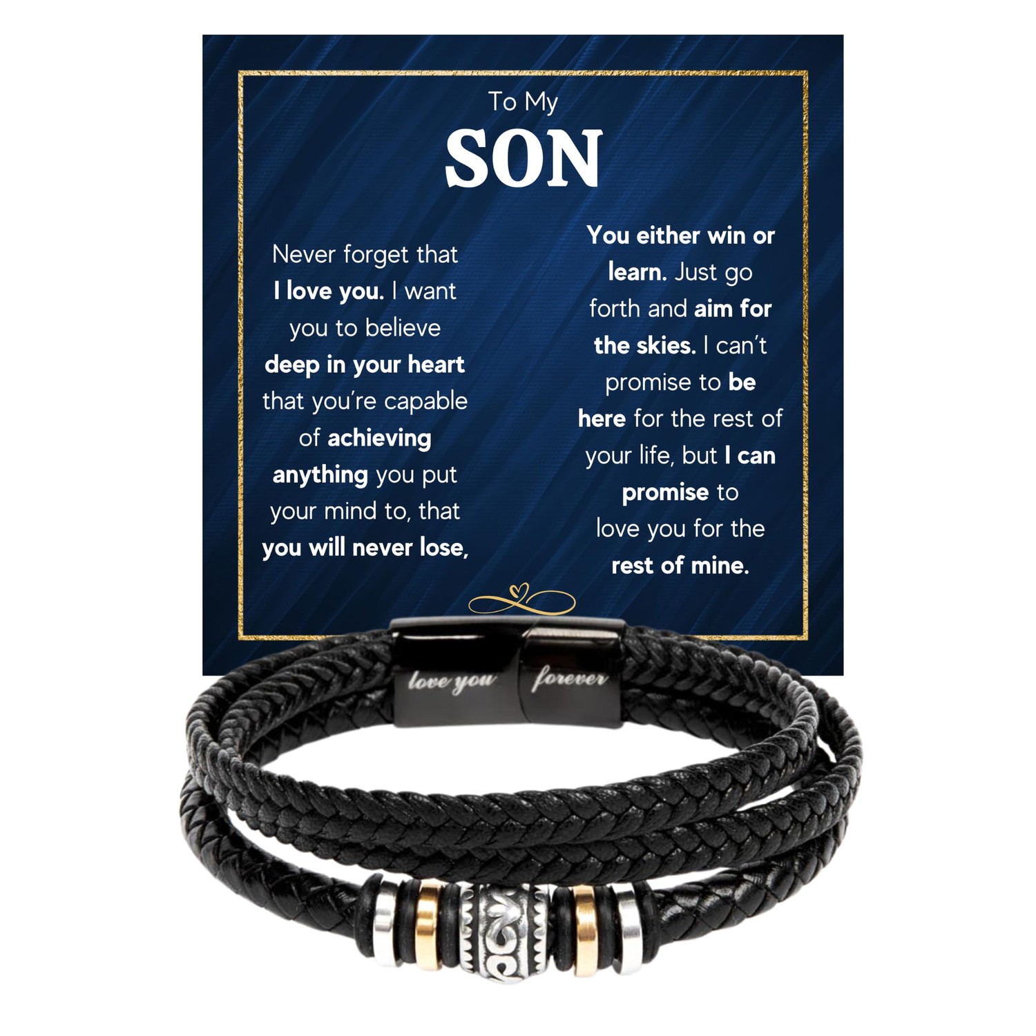 Aretas Pulsera Para Hombre, Regalo Para Papá, Papá, Hijo