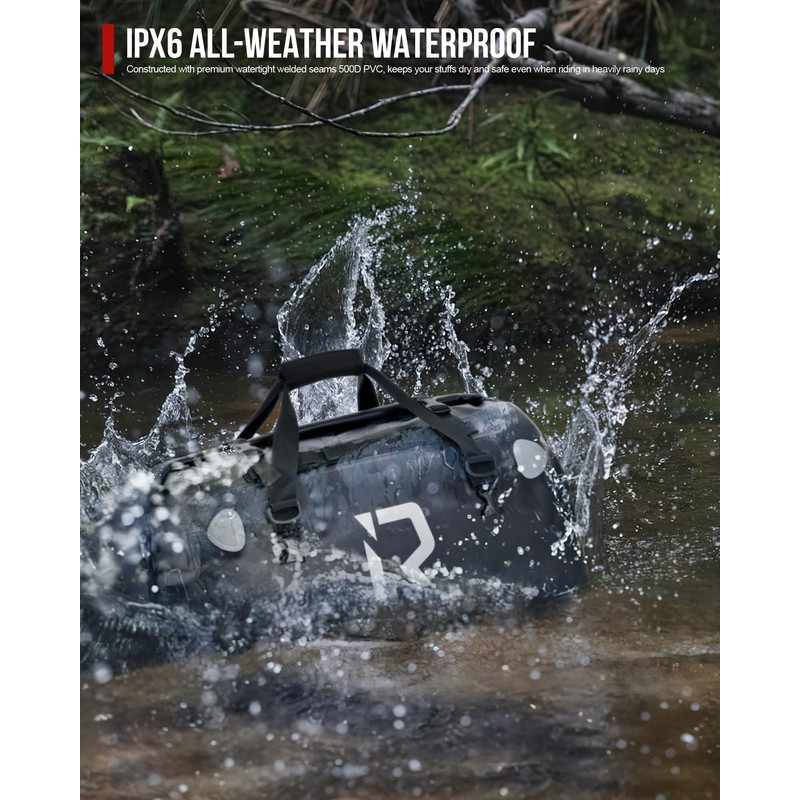 IRON JIA'S Motorcycle Dry Bag - Waterproof Duffle & Luggage