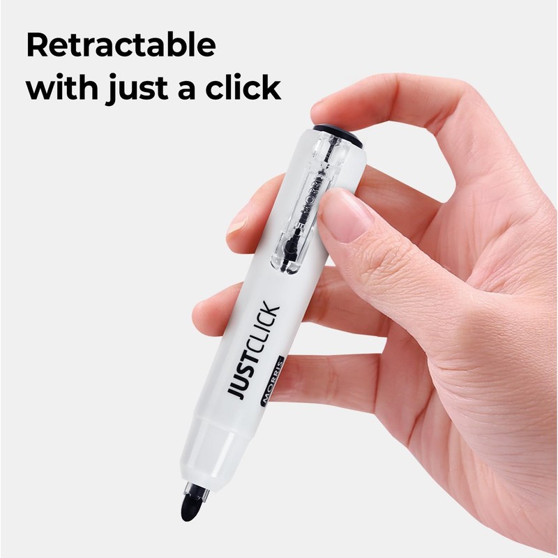 carrotez Retractable Dry Erase Markers, Click Dry Erase Whiteboard Markers,