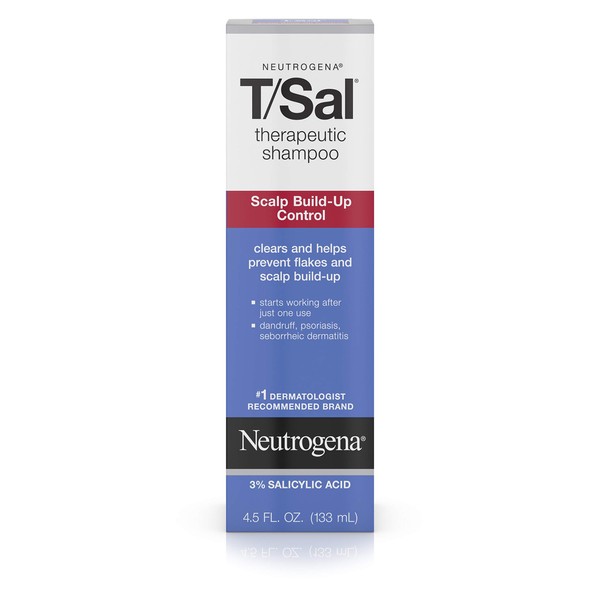 Neutrogena T/SALTherapeutic Shampoo, Scalp Build Up Control, 4.5 Fl Oz