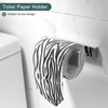 TNOMS 4-Pieces Bathroom Hardware Set, Polished Chrome Towel Bar Set,