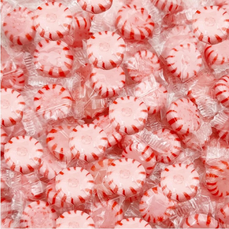 iLike! Cinnamon Starlight Mints Hard Candy, Individually Wrapped, 24-Ounce Pack