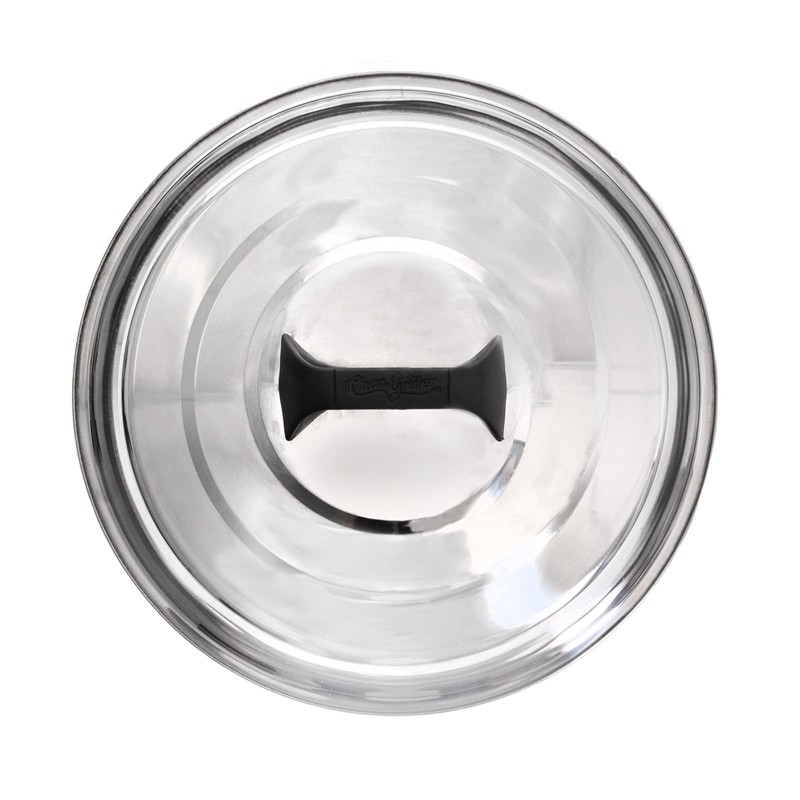 Char-Griller 8966 Flat Iron Griddle 12" Melting Dome Outdoor Kitchen