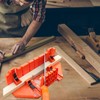 Clamping Miter Box, Woodworking Tools, Accurate Cutting Adjustable Angles Mitre