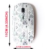 CJCBROES 2.4G Wireless Mouse with Cute Pattern Design for All