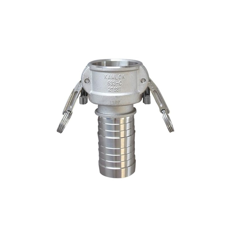 TOYOX 633-CL-1-1/2-SST Camlock Twin Lock Type Coupler Hose Shank for