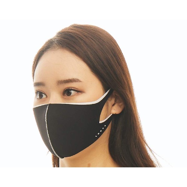 LOOKA Design Mask, Dual, Washable, No Ear Pain, No Rough Skin, Korea, Comfortable, 3D, Small Face