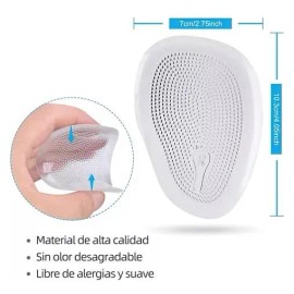 5 Pares Plantillas De Gel Vmimv Para Sandalias Antideslizantes - Modelo Reductor Con Taloneras Y Soporte Lumbar                                       