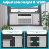 Chiligent Window AC Side Panel with Frame, Adjustable Air Conditioner