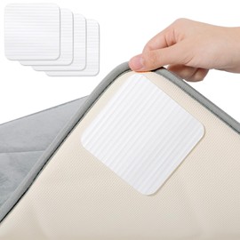 Cozary Non-Slip Mat for Carpet 10 x 10 cm, Washable Carpet Underlay, Non-Slip Carpet Underlay, Cut to Size, Universal Carpet Underlay, Non-Slip Mat, Carpet - Pack of 4