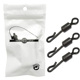 BYHKLW Quick Change Swivels, Carp Coarse Fishing Tackle Rings Rigs Clips Links Connector