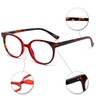 OCCI CHIARI 5.0 High Magnification Reading Glasses,Red Readers 500 Glasses