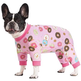 Dog Surgery Recovery Suit, Dog Onesie for Surgery Female Male Dogs, Dogs Pajamas Long Sleeve, Small Dogs Onesie, Abdominal Wound Bandages Surgical Suit, Cat Recovery Suit for Shedding Skin Disease