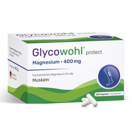 Glycowohl Glycowohl? protect Magnesium | 400 mg pro Kapsel | vegan | 3 hochwertige Magnesiumformen | 100-Tages-Vorrat