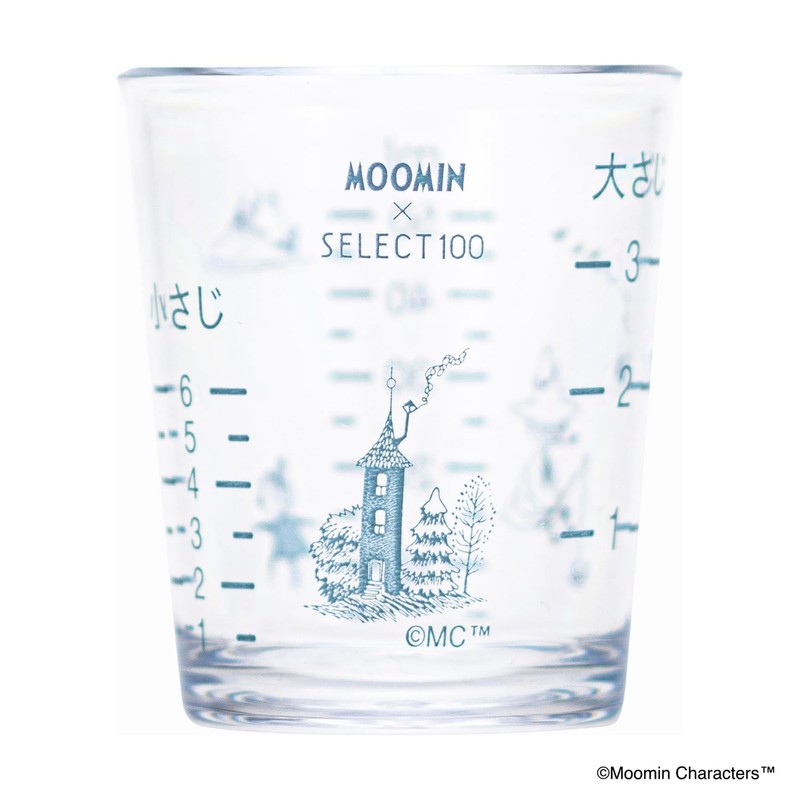 SELECT 100 x Moomin Measuring Cup with Lid, 1.7 fl
