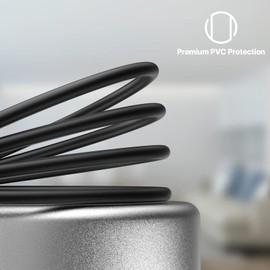 EBXYA XLR Cables 25 Feet 6 Packs, XLR Male to Female Balanced 3 Pin Metal Spring Microphone Cable Compatible with Mixers, Speakers, Amplifiers, Mic