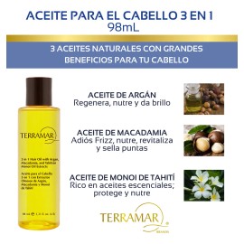Kit Reparador Capilar Ampolletas, Óleo Y Mascarilla Terramar