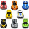 KIDAMI 8 Pack Die Cast Metal Toy Cars, 1:64 Scale