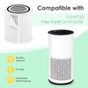 HSIAMEN Pre-Filter Compatible with Levoit LV-H133 Air Purifier Replacement Filter,