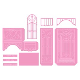 Tonic Studios - Gatefold Shadow Frame Box Die Set - 26 Dies, 158mm x 96mm