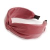 Raspberry Faux Leather Wide Chunky Flex HeadBand/Head Band
