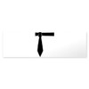 CafePress Black Tie Bumper Sticker 10"x3" Rectangle Bumper Sticker Car