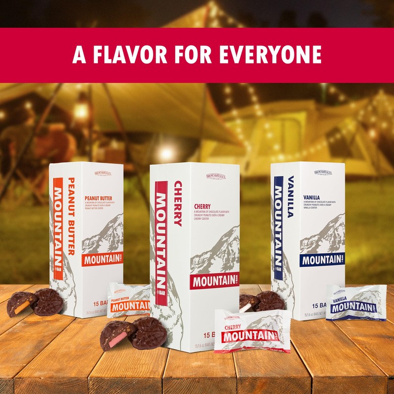 Almond Roca Case of 15 Cherry Mountain Bars - 1.6oz