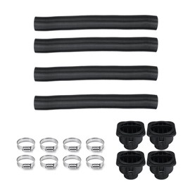 42mm Diesel Heater Duct Hose, 4 Pack Flexible Warm Air Ducting Pipe, Heater Outlet Compatible with Webasto, Eberspacher 2KW, 5KW