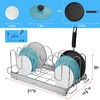 RITSU Slide Out Pan and Pot Lid Organizer for Cabinet,